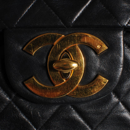 Chanel Lambskin XL Jumbo Flap Black 5 of 10