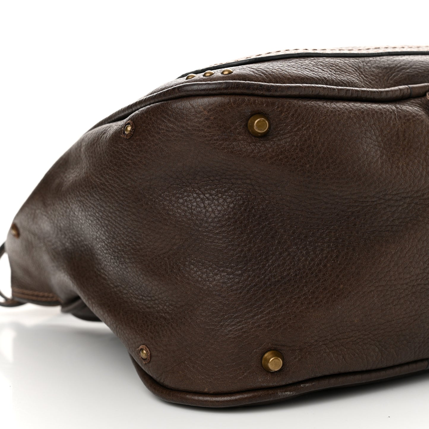 Calfskin Small Paddington Hobo Brown
