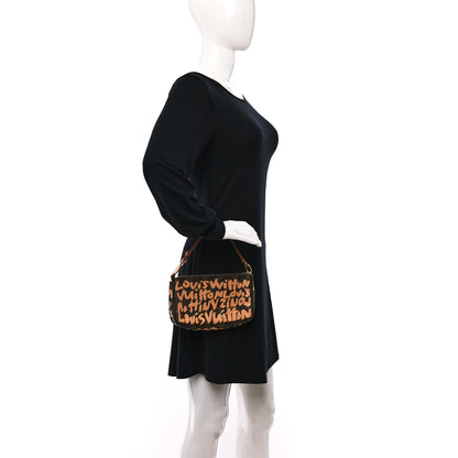 Louis Vuitton Monogram Graffiti Pochette Accessories Peach 3 of 8