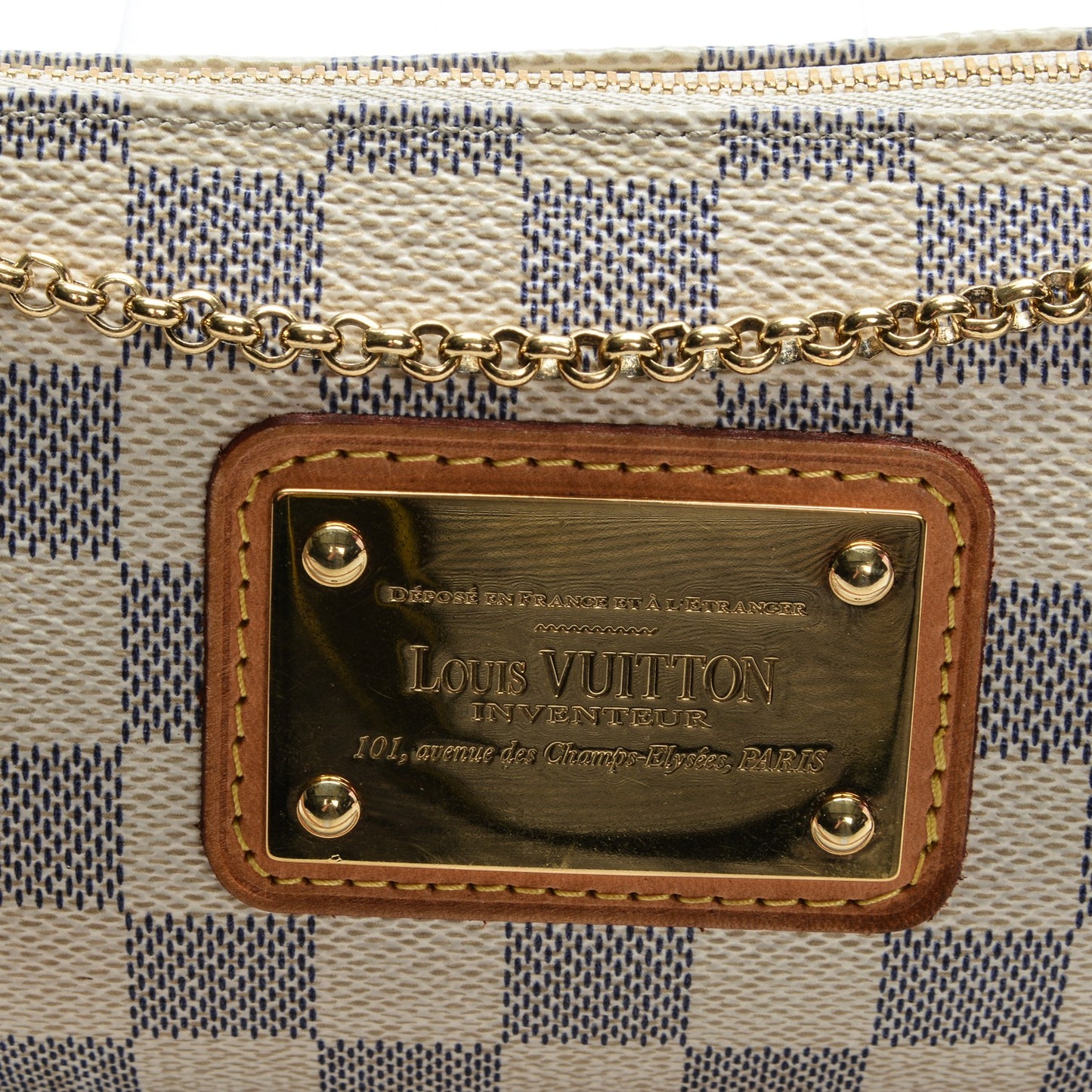 Damier Azur Eva Clutch