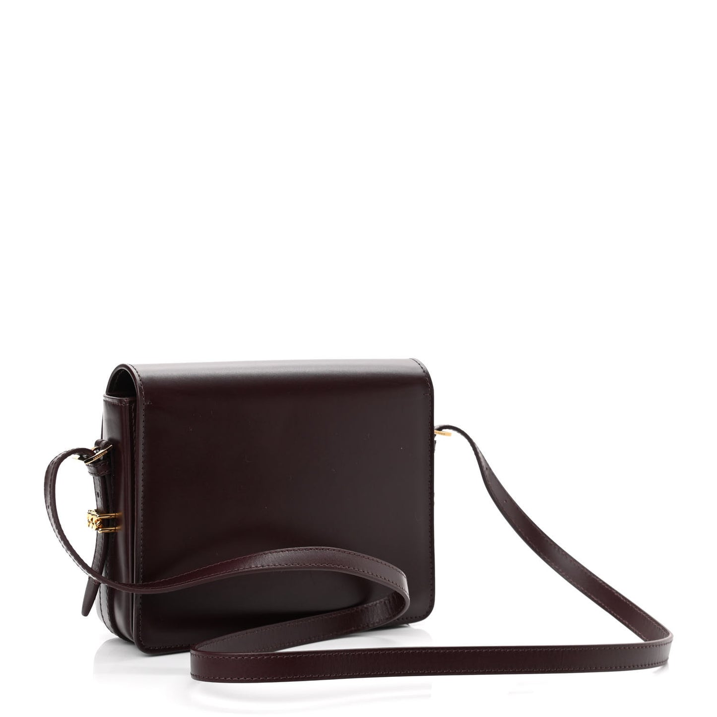 Smooth Calfskin Small Grace Bag Oxblood