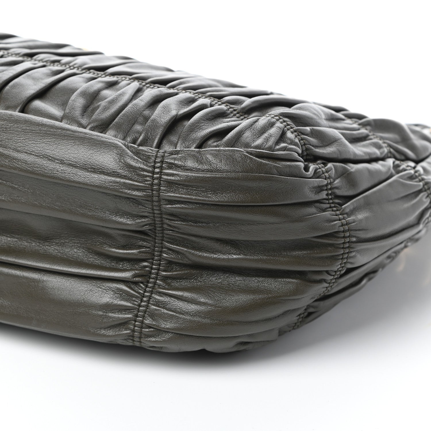 Prada Nappa Gaufre Hobo Militare 9 of 9