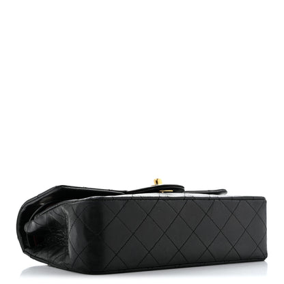 Chanel Lambskin Quilted Small Double Flap Black 3 of 13