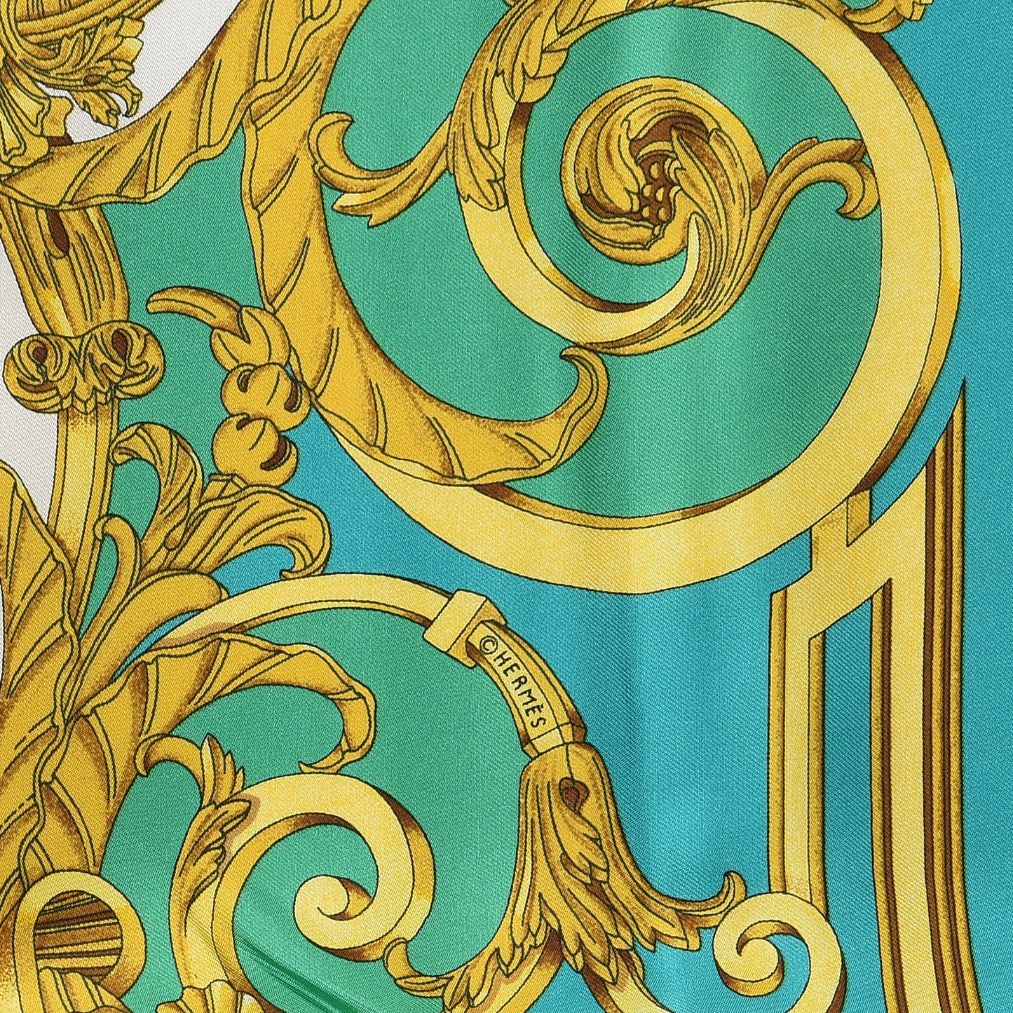 Silk Les Tuileries Scarf 90