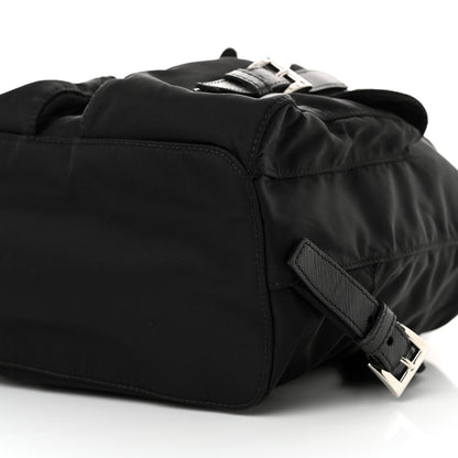 Prada Tessuto Nylon Saffiano Small Backpack Black 10 of 10