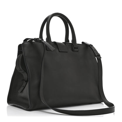 Saint Laurent Calfskin Small Monogram Cabas Grey 3 of 11