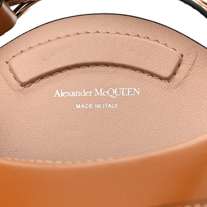 Alexander McQueen Calfskin Mini Curve Bucket Bag Tan 6 of 12