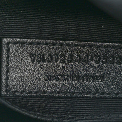 Saint Laurent Calfskin Matelasse Monogram Lou Camera Bag Storm 7 of 10