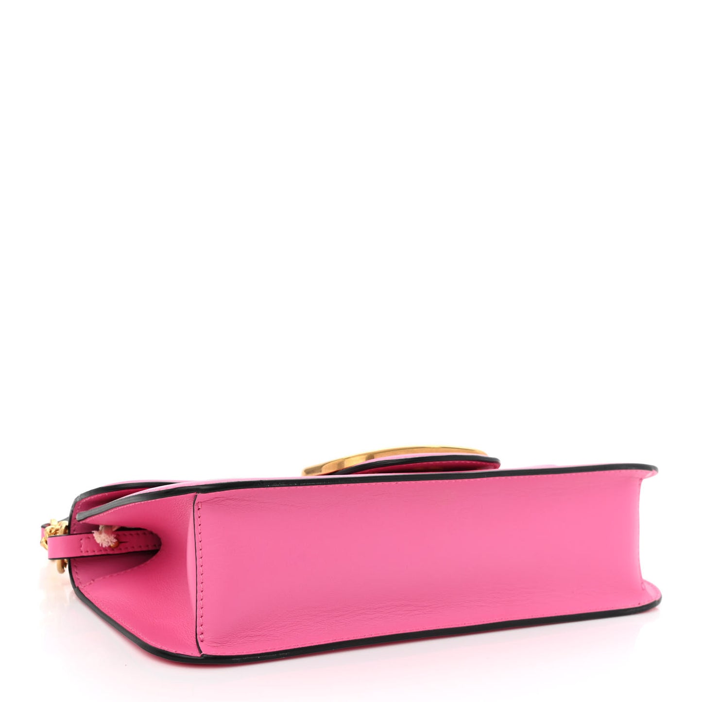 Calfskin Vlogo Loco Shoulder Bag Feminine Pink
