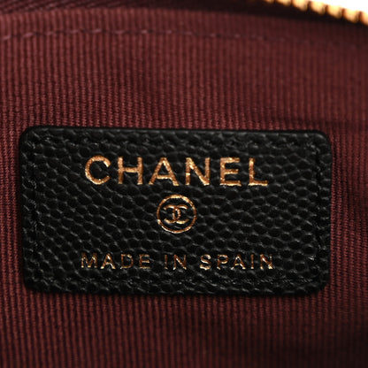 Chanel Caviar Quilted Small Pouch Black 6 of 8