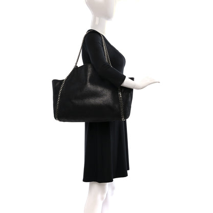 Stella McCartney Shaggy Deer Falabella Reversible Tote Black 2 of 9