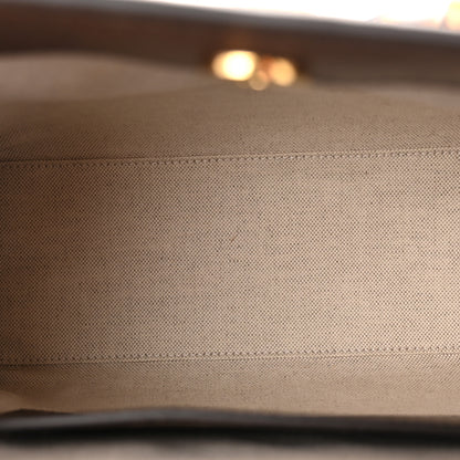 Gucci Monogram Jumbo GG Textured Dollar Calfskin Small Diana Tote Bag Camel Ebony New Acero Pomegranate Red 5 of 11
