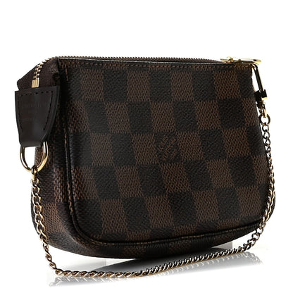 Louis Vuitton Damier Ebene Mini Pochette Accessories 3 of 10