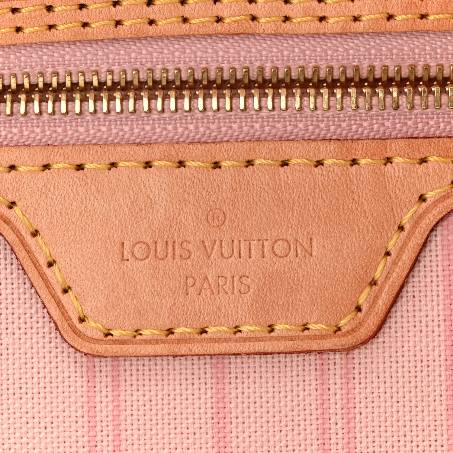 Louis Vuitton Damier Azur Neo Neverful lMM Rose Ballerine 6 of 11