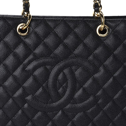 Chanel Caviar Quilted Grand Shopping Tote GST Black 10 of 11