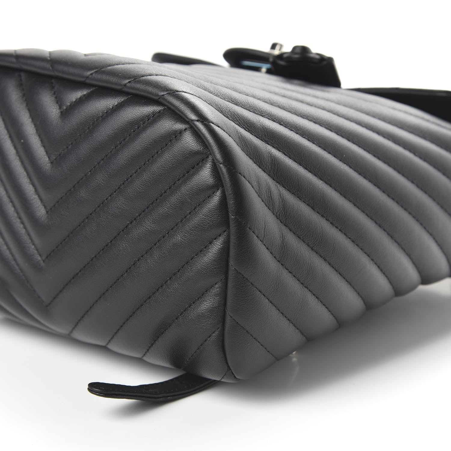 Chanel Calfskin Chevron Quilted Small Urban Spirit Backpack Black 6 of 10