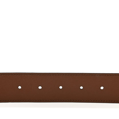 Gucci Calfskin Interlocking G 37mm Belt 85 34 Nut Brown 4 of 5