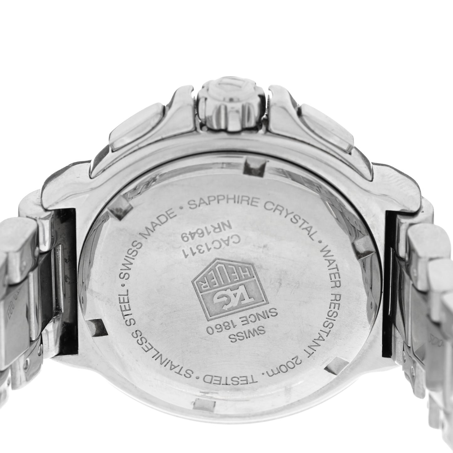 Stainless Steel Diamond Bezel Pink Mother of Pearl 37mm Formula 1 Quartz Watch CAC1311