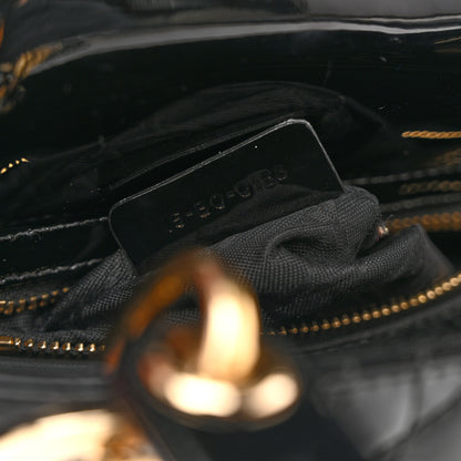 Christian Dior Patent Cannage Mini Lady Dior Black 7 of 13