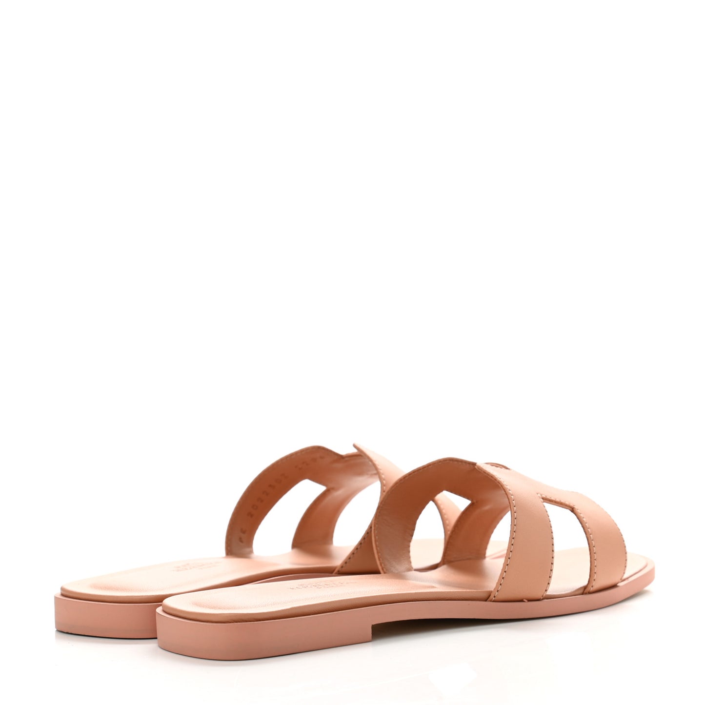 Calfskin Oran Sandals 36 Granit Rose