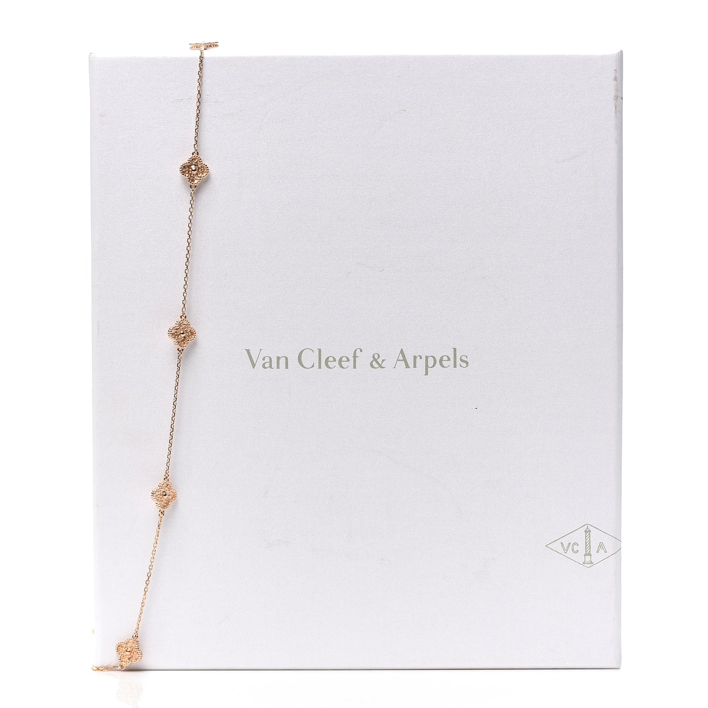 18K Rose Gold 16 Motifs Sweet Alhambra Necklace