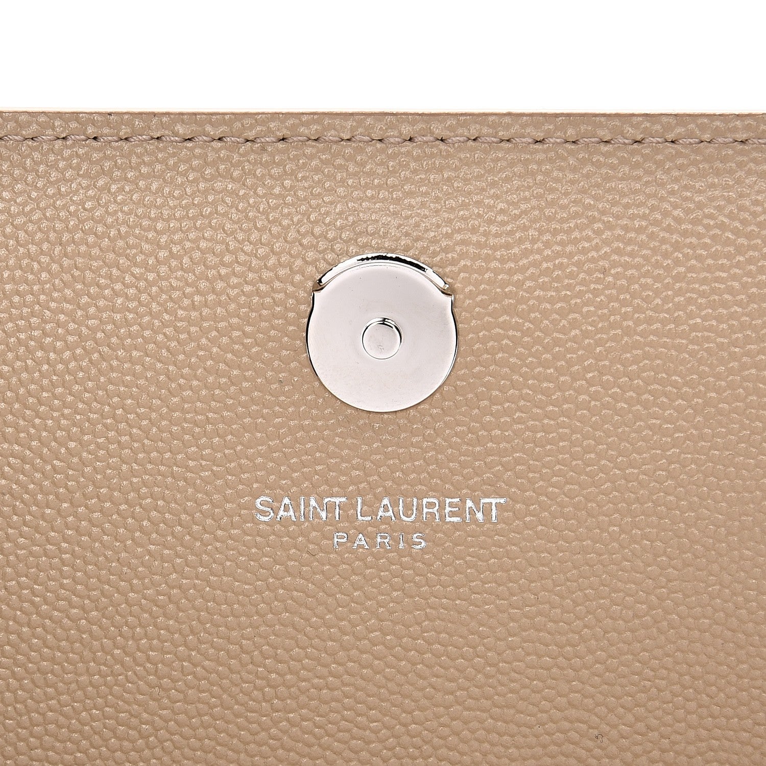 Saint Laurent Grain De Poudre Medium Monogram Kate Satchel Nude Powder 6 of 12