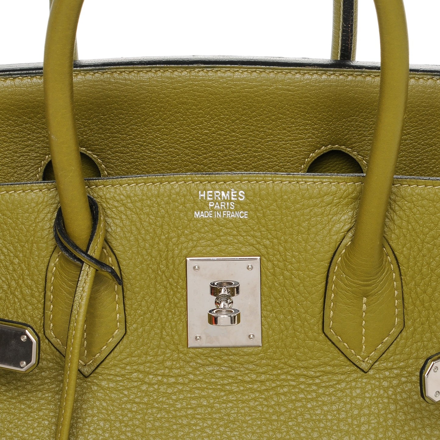 Taurillon Clemence BIRKIN 35 Vert Chartreuse