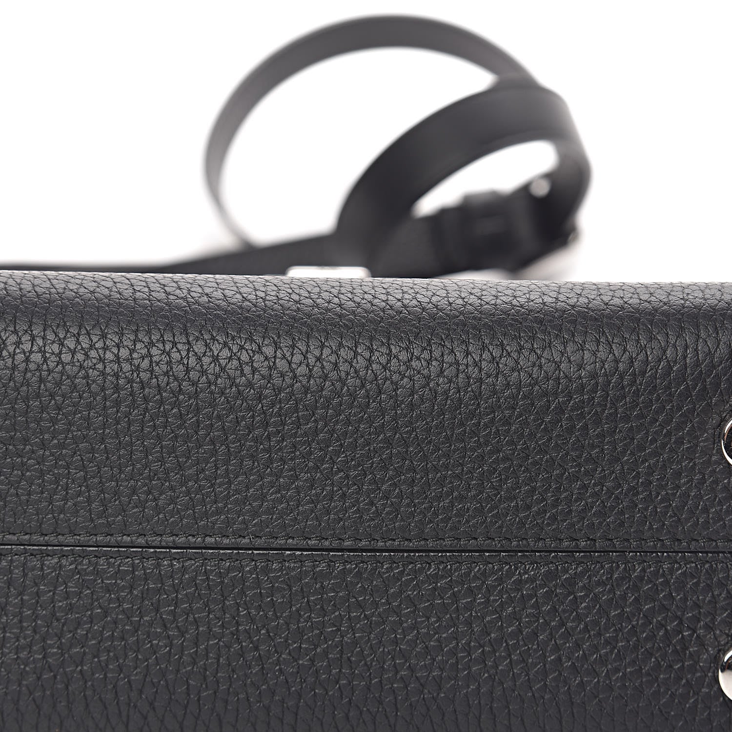 Christian Dior Grained Calfskin Mini Diorever Flap Black 9 of 16