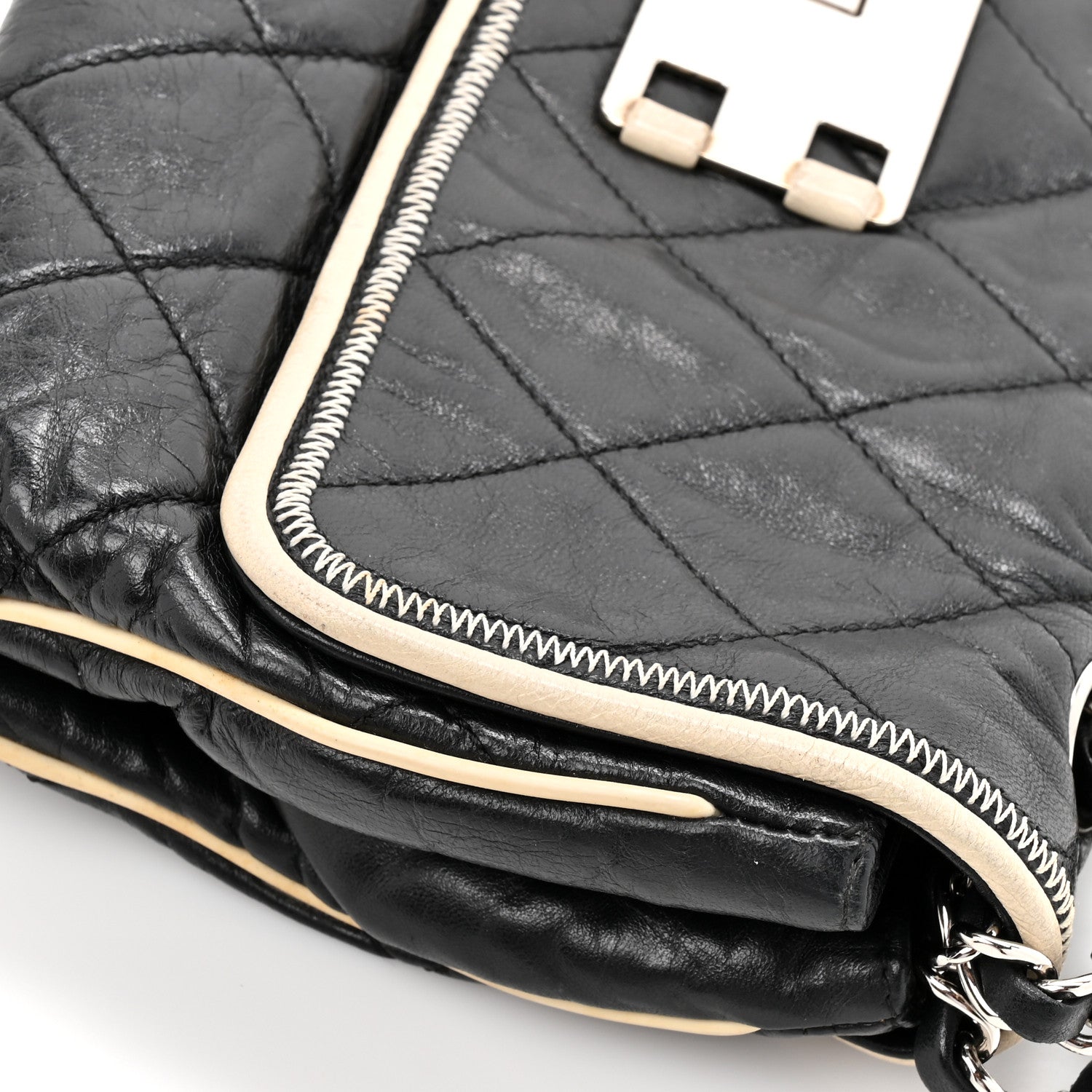 Chanel Lambskin East West Mademoiselle Flap Black 12 of 12