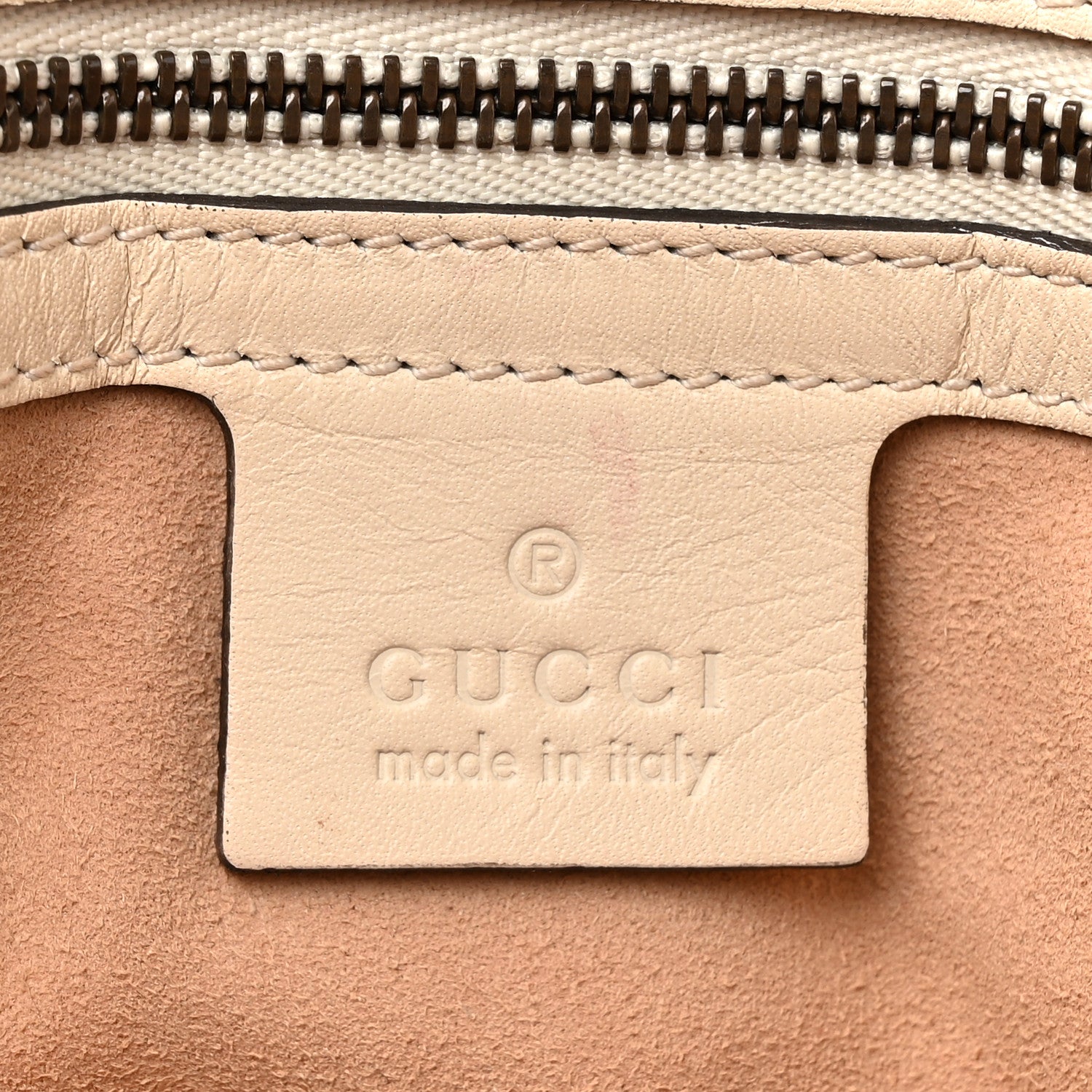 Gucci Calfskin Matelasse Studded Medium GG Marmont Shoulder Bag White 6 of 14