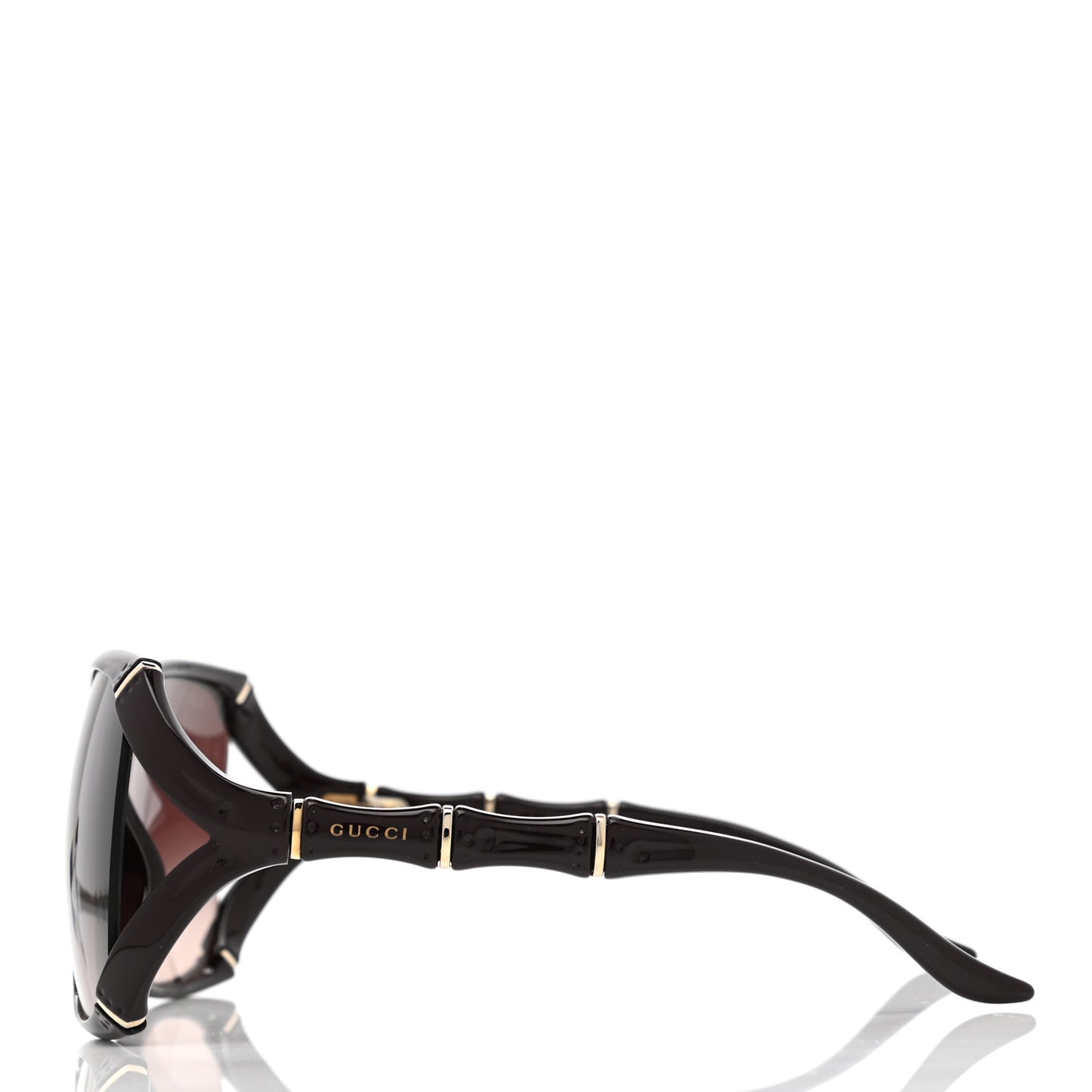 Bamboo Effect Sunglasses GG0505S Brown