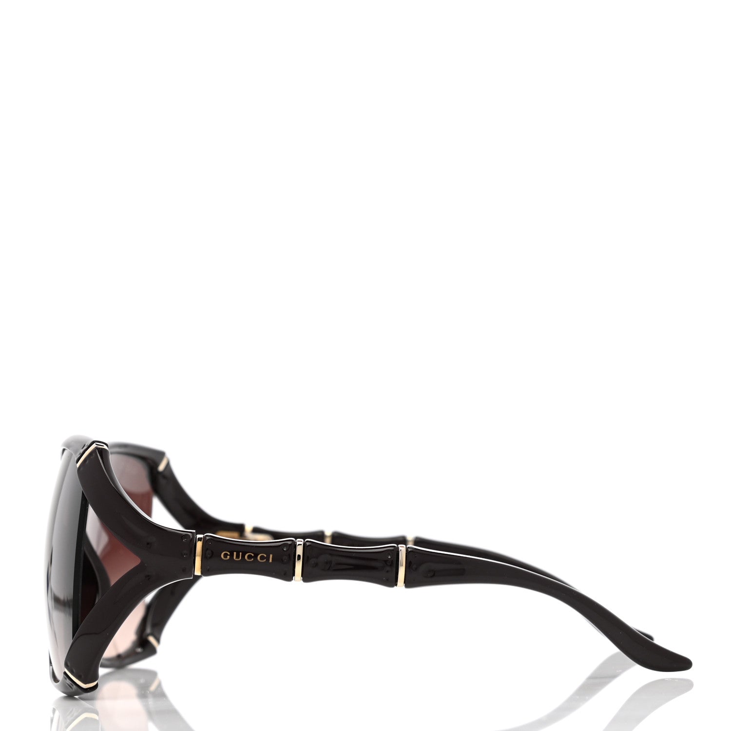 Gucci Bamboo Effect Sunglasses GG0505S Brown 3 of 6