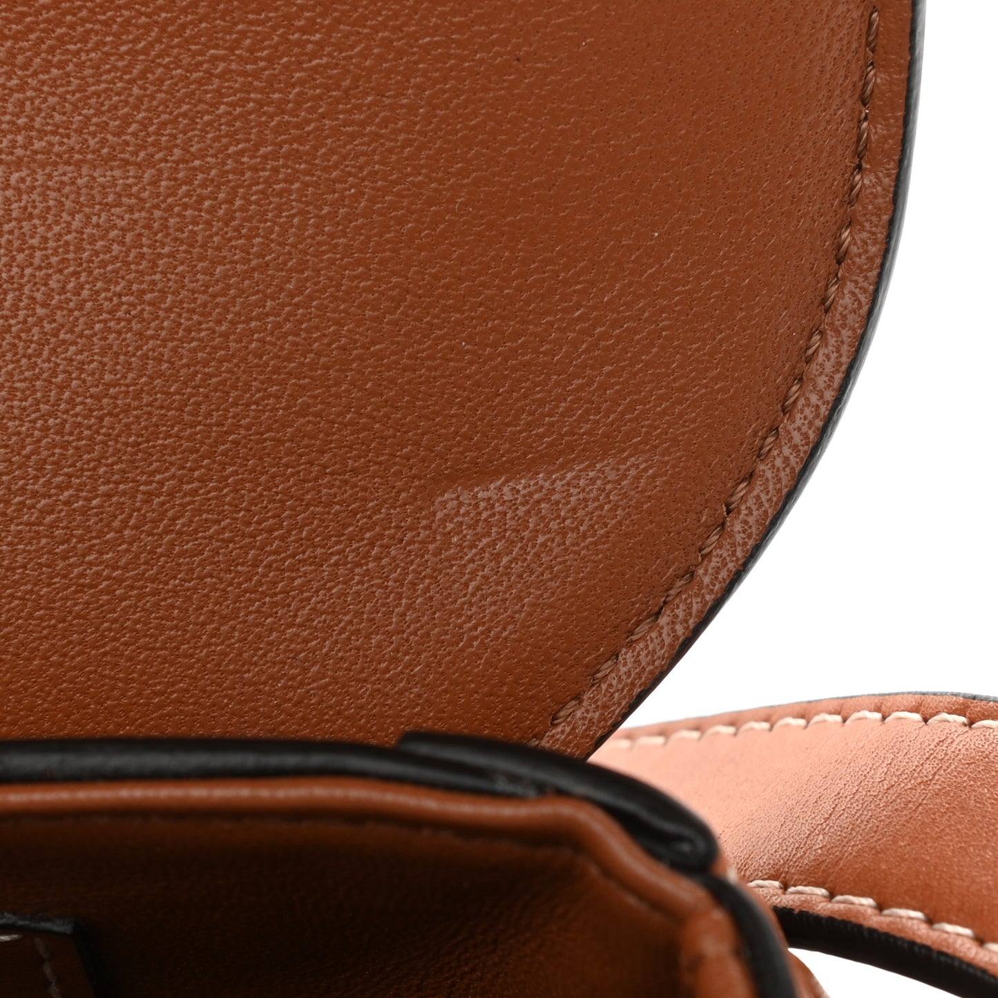 Natural Calfskin Besace Small 16 Tan
