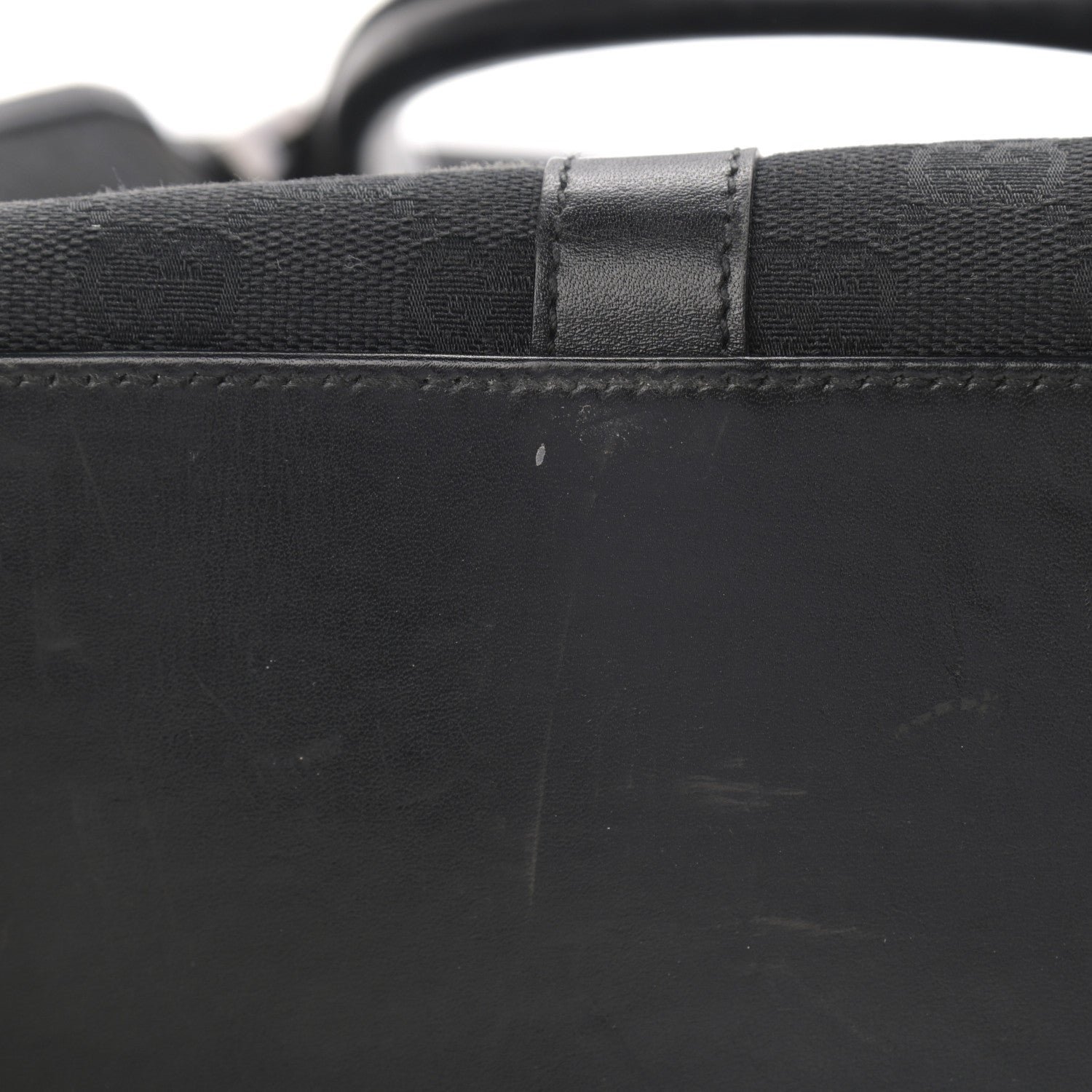 Gucci Monogram Small Bardot Black 14 of 15
