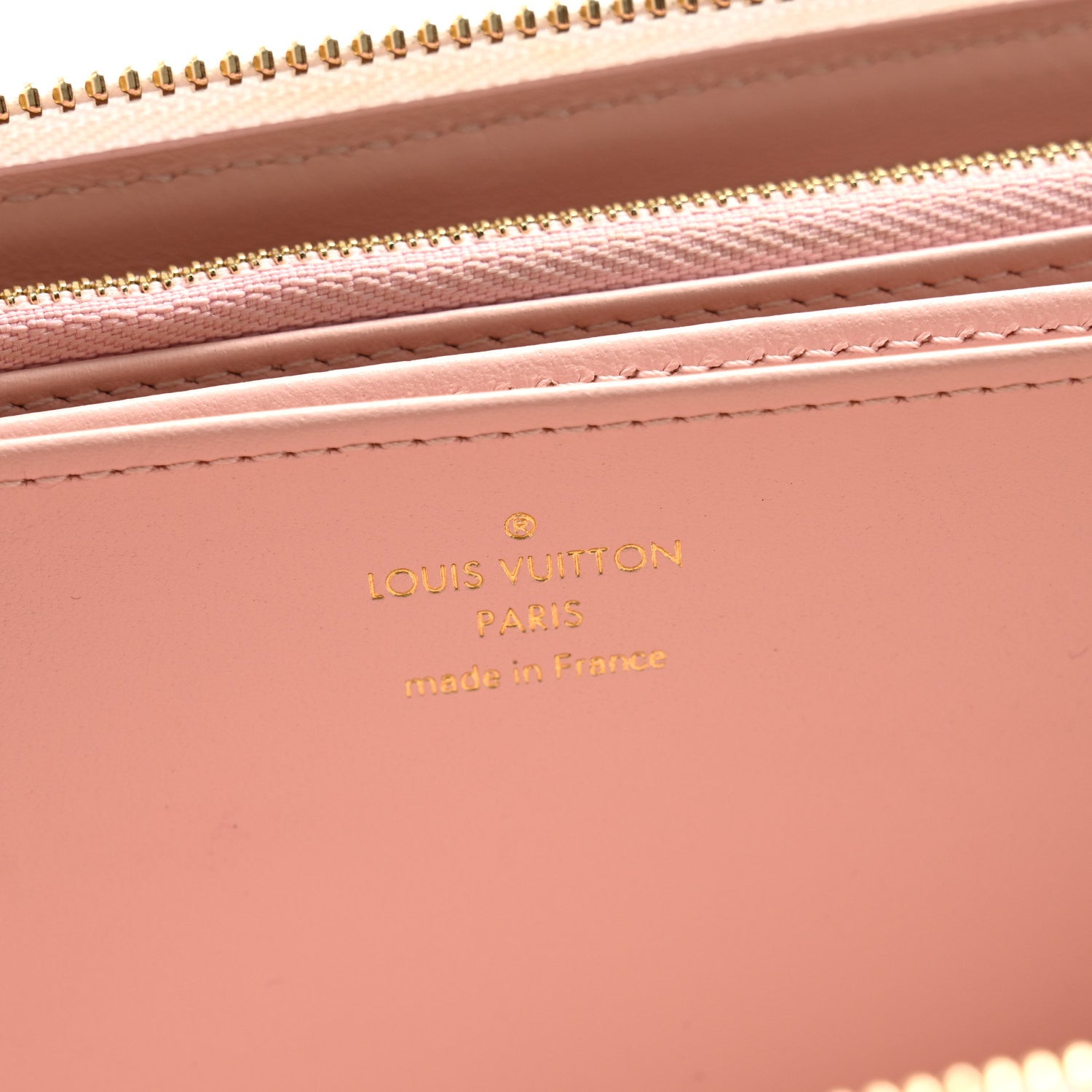 Louis Vuitton Lambskin Embossed Monogram LV Garden Coussin Zippy Wallet Cream 5 of 9