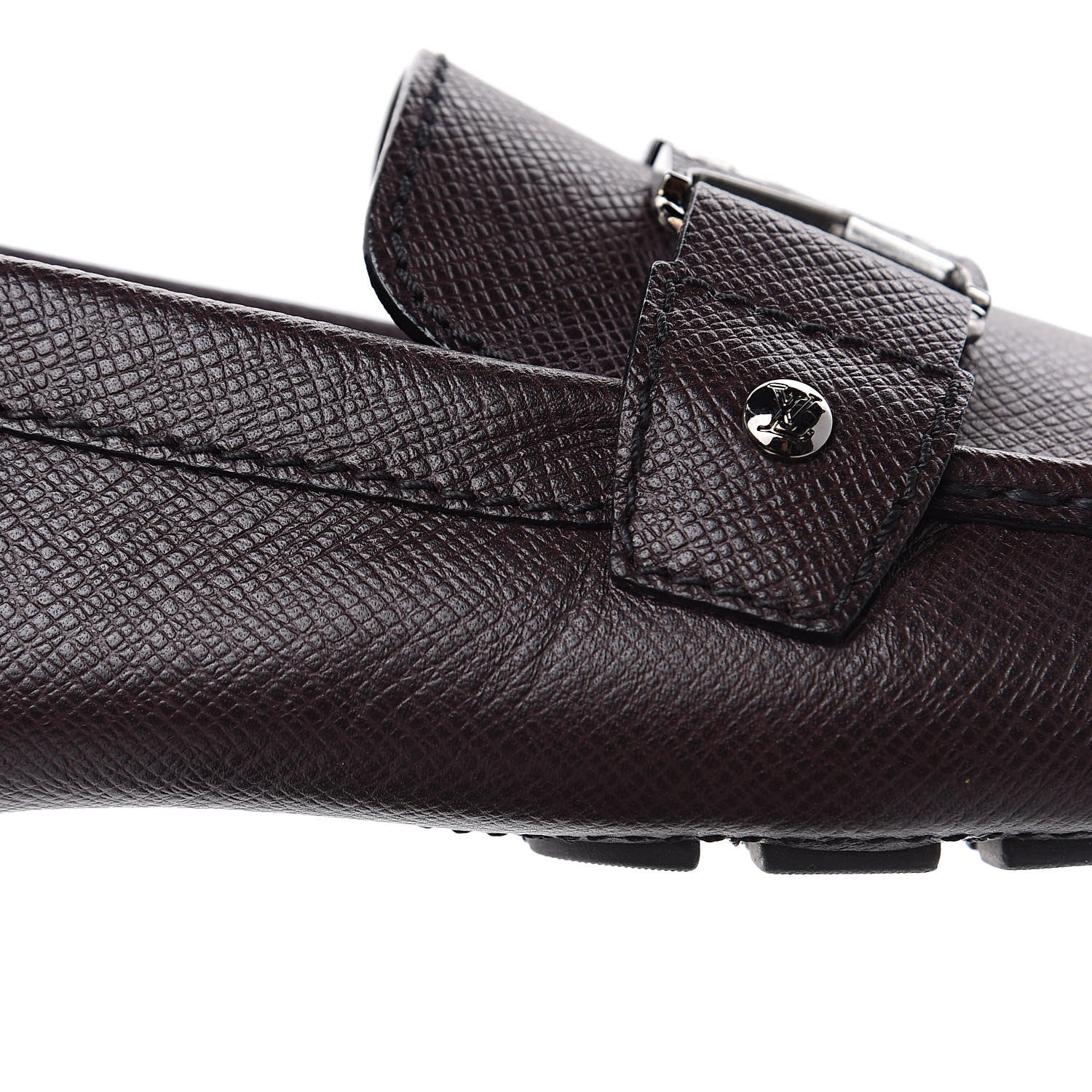 Louis Vuitton Taiga Monte Carlo Moccasin Loafers 10 Grizzli 10 of 10