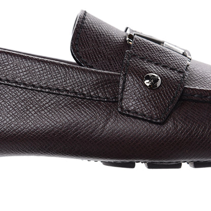 Louis Vuitton Taiga Monte Carlo Moccasin Loafers 10 Grizzli 10 of 10