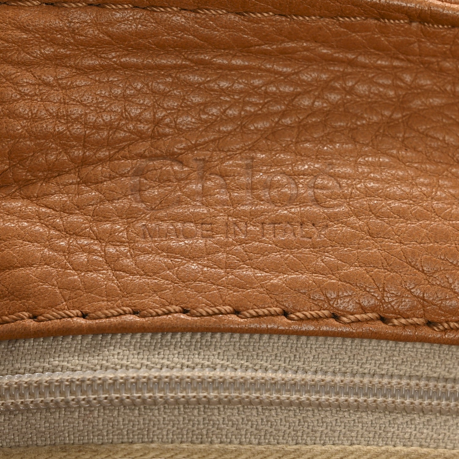 Chloe Calfskin Medium Paddington Satchel Tan 6 of 15