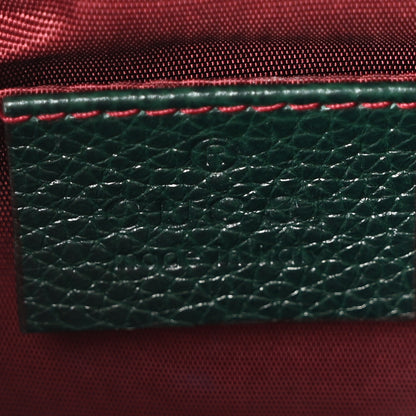 Gucci Grainy Calfskin Small Zumi Shoulder Bag Vintage Green 6 of 10