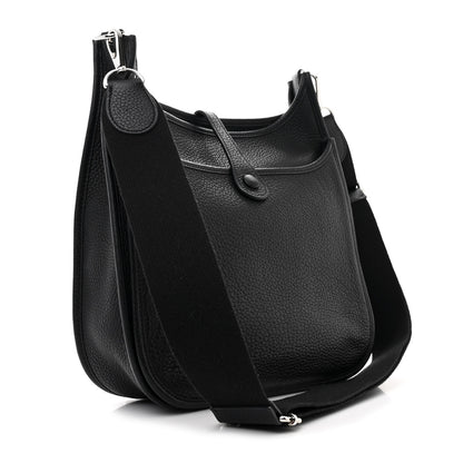 Hermes Taurillon Clemence Evelyne III PM Black 3 of 10