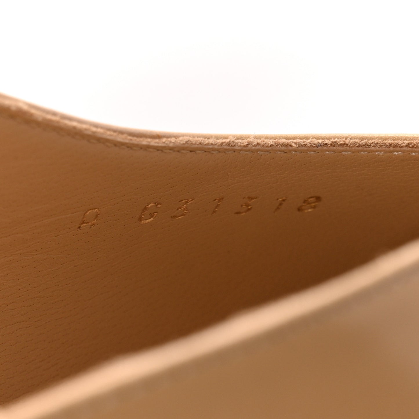 Goatskin Grosgrain Cap Toe CC Slingback Pumps 40 Beige Black