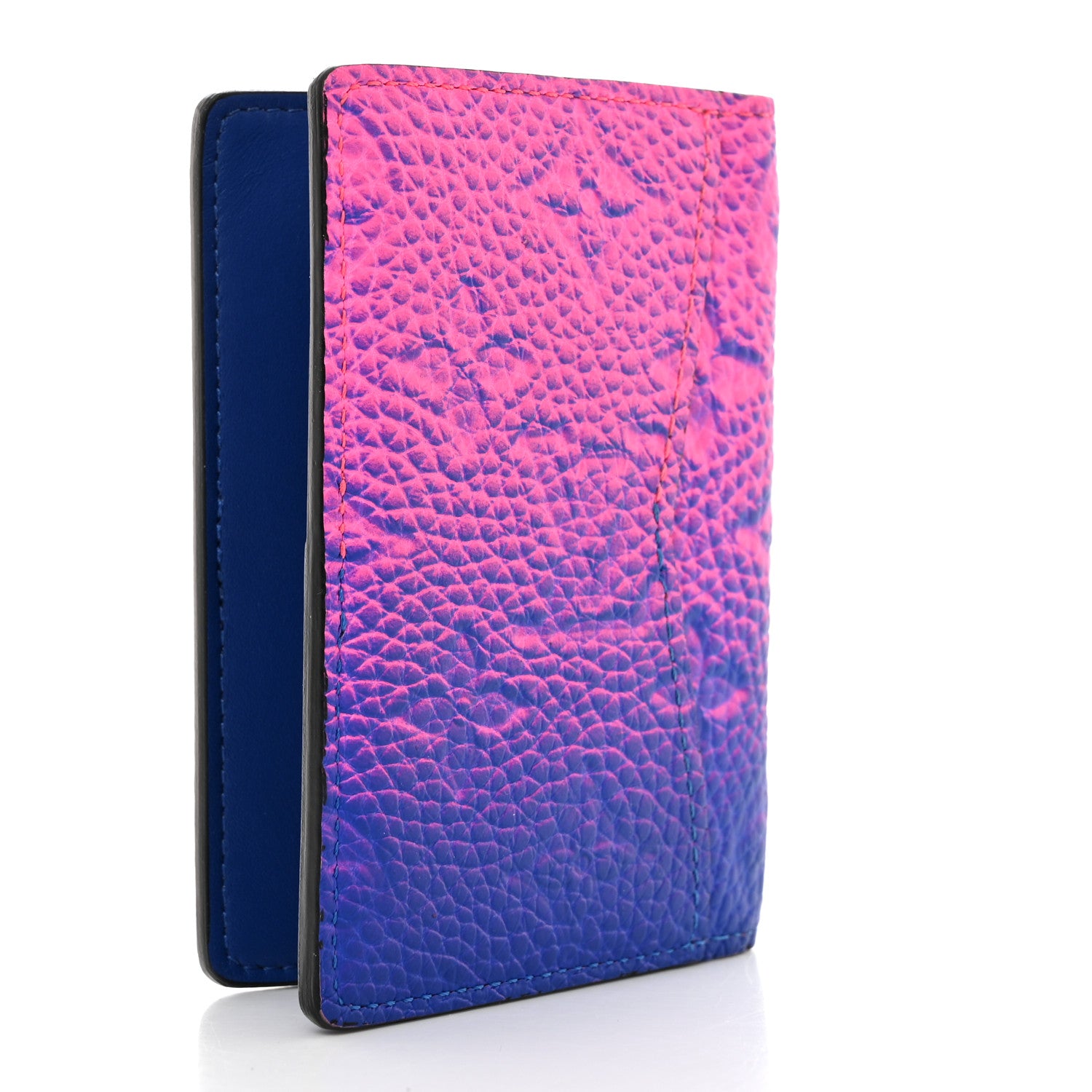 Louis Vuitton Taurillon Illusion Pocket Organizer Bleu Rose 3 of 6