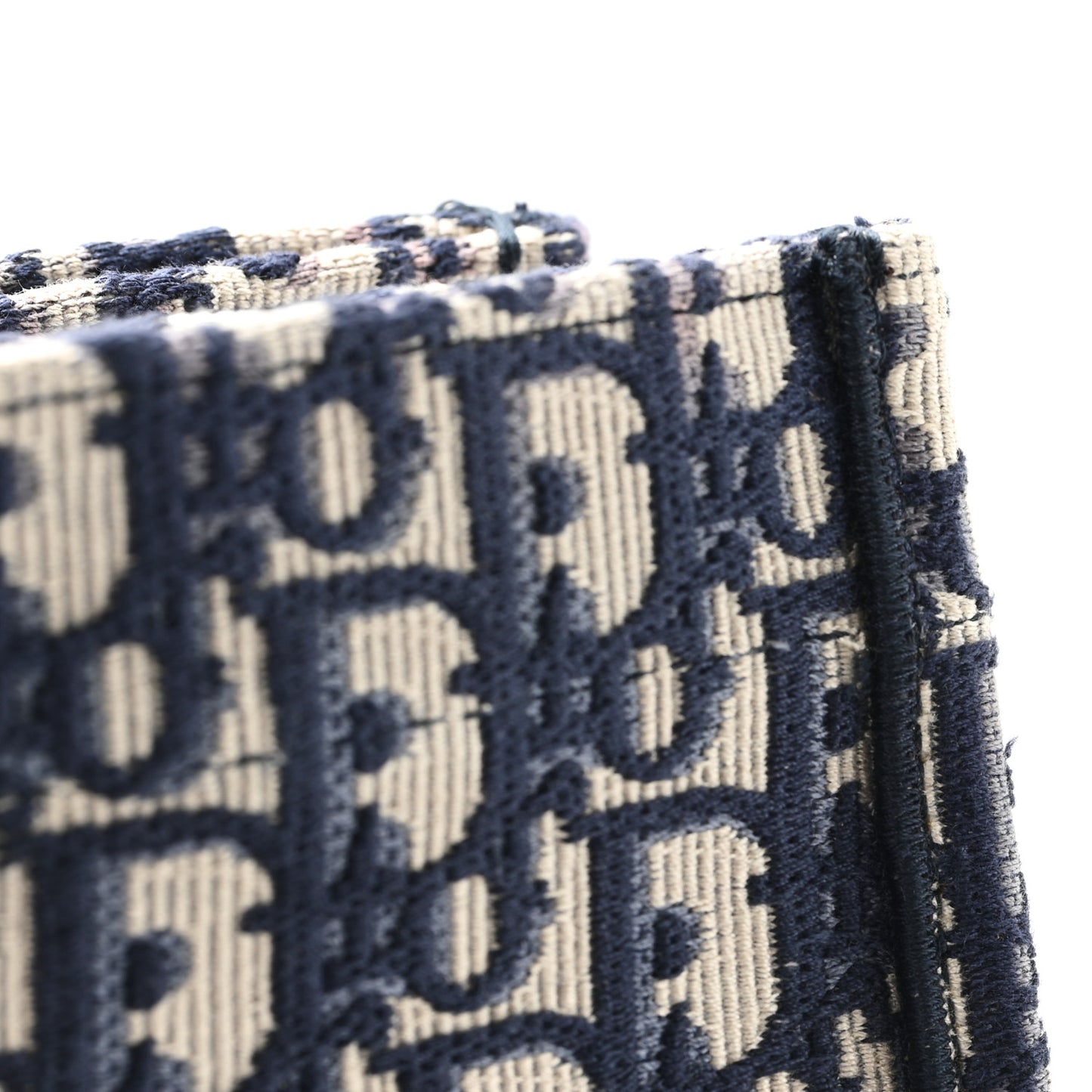 Oblique Large Book Tote Blue Multicolor