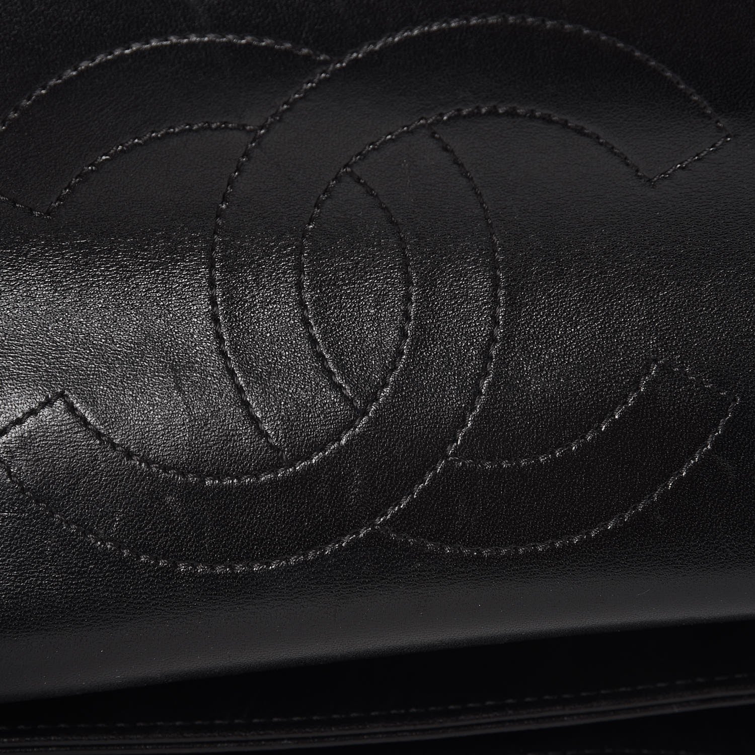 Chanel Lambskin Quilted Large Trendy CC Dual Handle Flap Bag Black 14 of 16