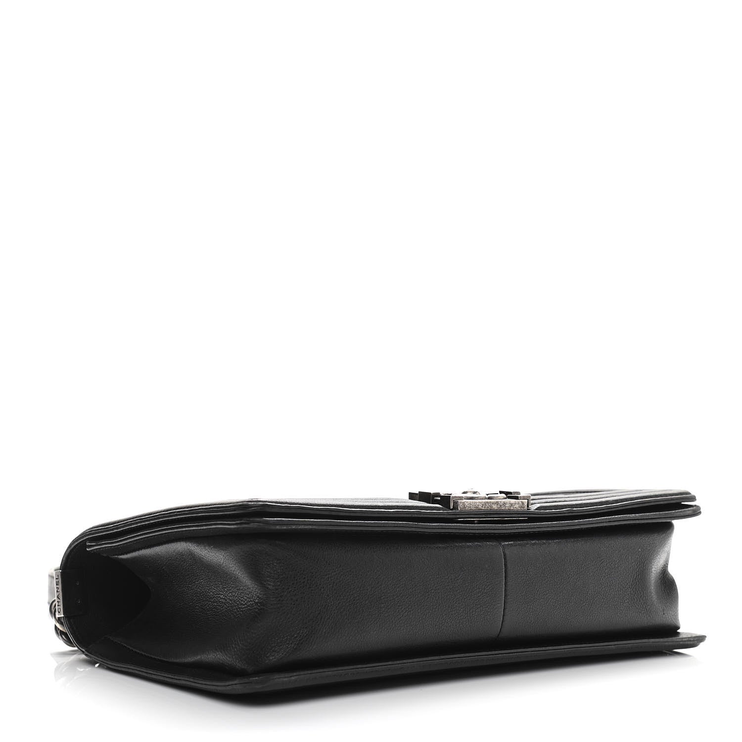 Chanel Grained Calfskin Quilted New Medium Boy Flap Black 4 of 13