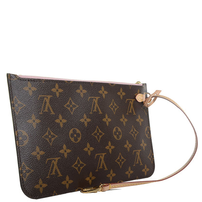 Louis Vuitton Monogram Neverfull MM GM Pochette Rose Ballerine 5 of 9