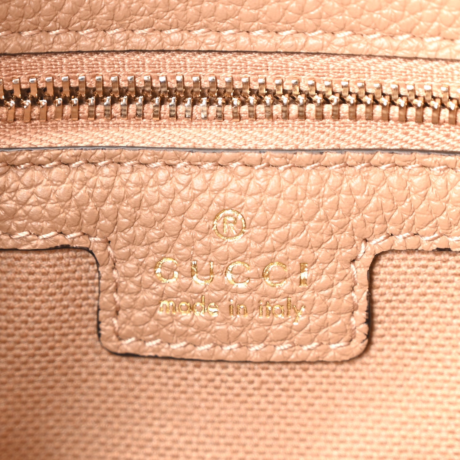 Gucci Grained Calfskin Web Medium Jackie 1961 Hobo Taupe 6 of 10