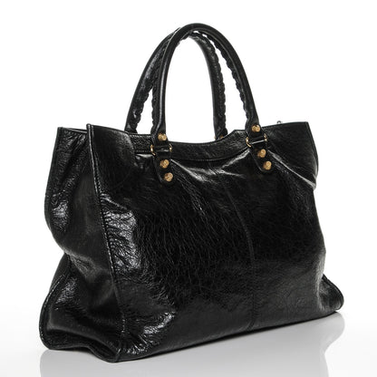 Balenciaga Agneau Giant 12 Gold Hardware City XL Black 3 of 6