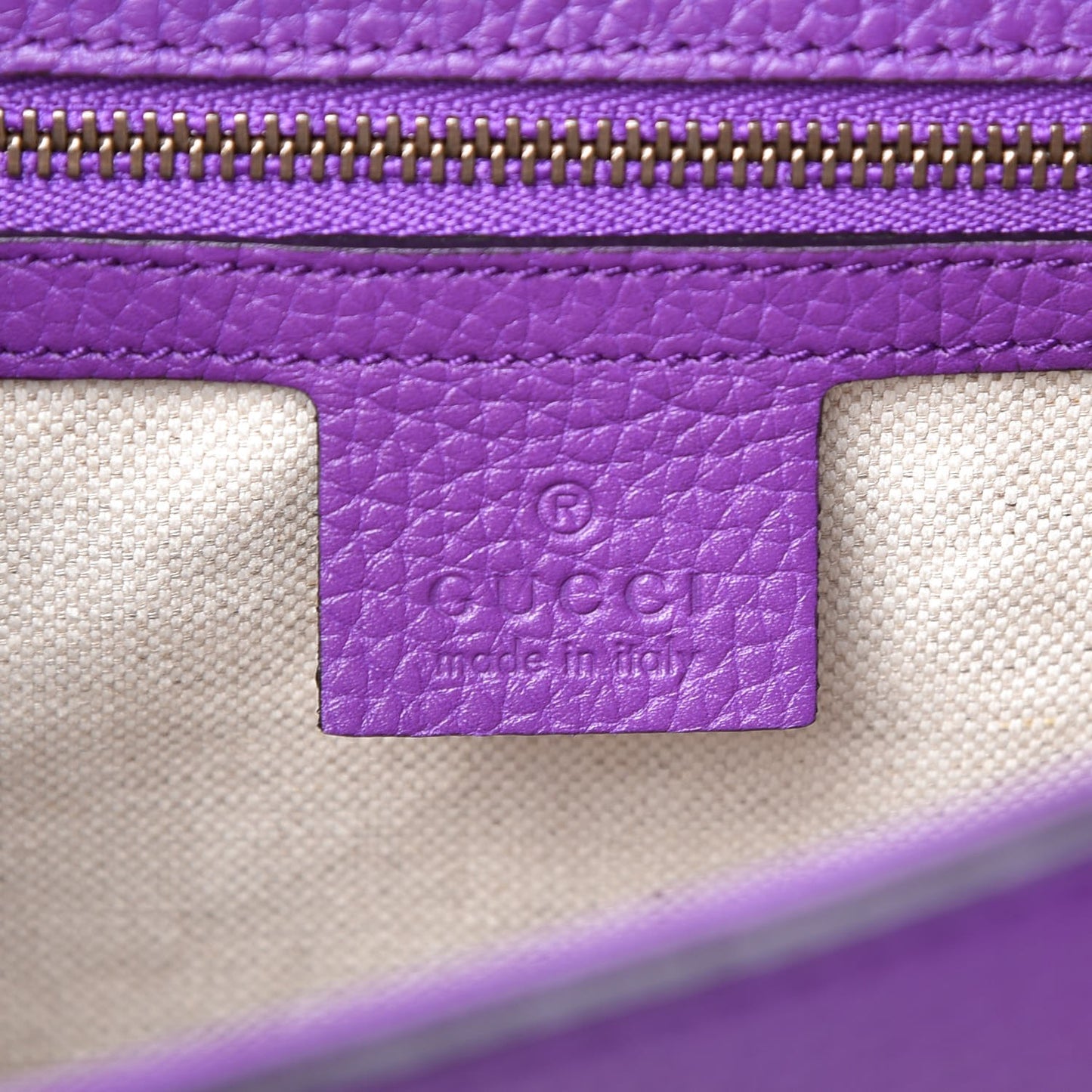 Calfskin Small GG Marmont Top Handle Bag Purple