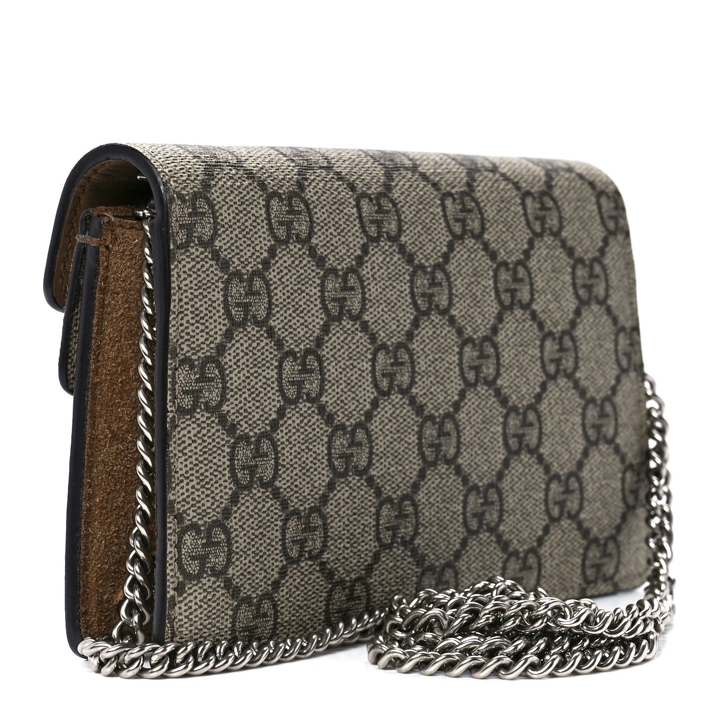 GG Supreme Monogram Super Mini Dionysus Shoulder Bag Taupe